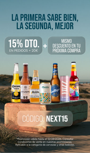Ll&eacute;vate un 15% de descuento en pedidos +20 con el cup&oacute;n NEXT15